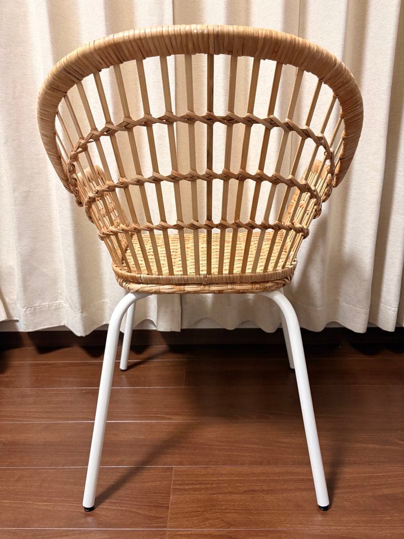 【廃盤送料込】IKEA NILSOVE ニルソーヴェ　イケア　ラタン　チェア