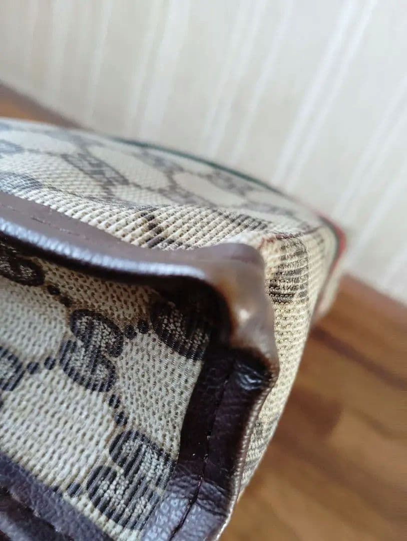 将　GUCCIグッチ　オールドグッチ　シェリーライン　GG　クラッチバック