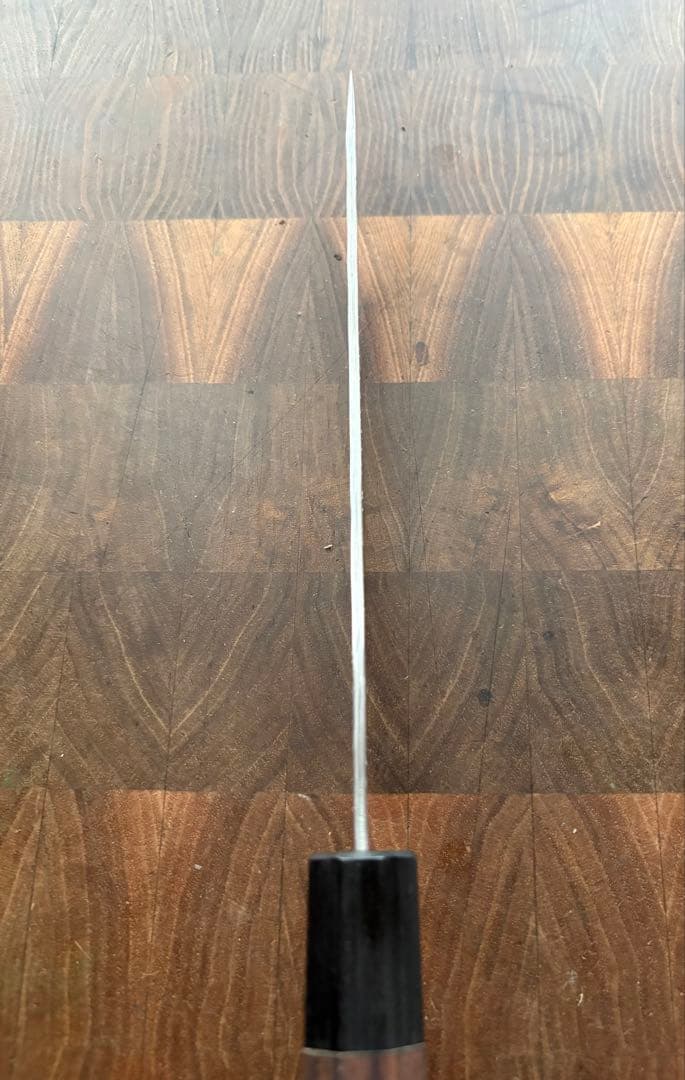 二唐刃物　SPG STRIX 切付　牛刀　200mm 包丁槌目　ダマスカス