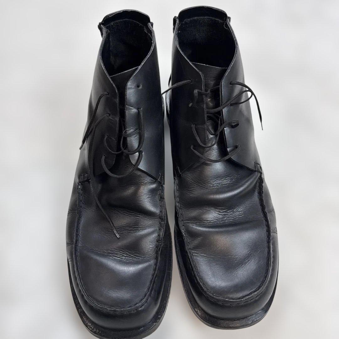 グッチGUCCI レザーブーツ　ブラック　イタリア製　サイズ44