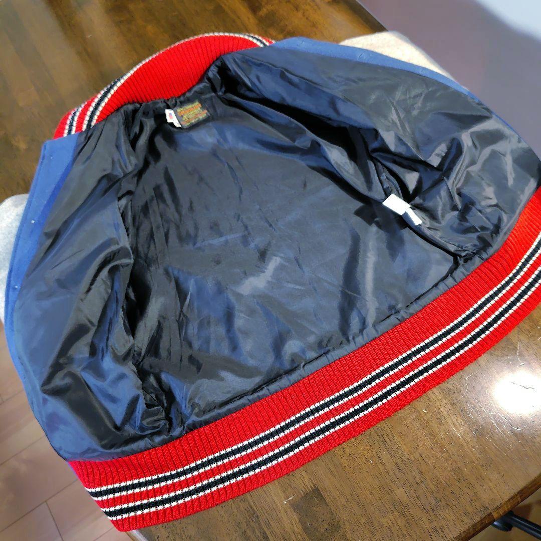 SKOOKUM スクーカム スタジャン 36 ブルー レッド グレー Mアメリカ