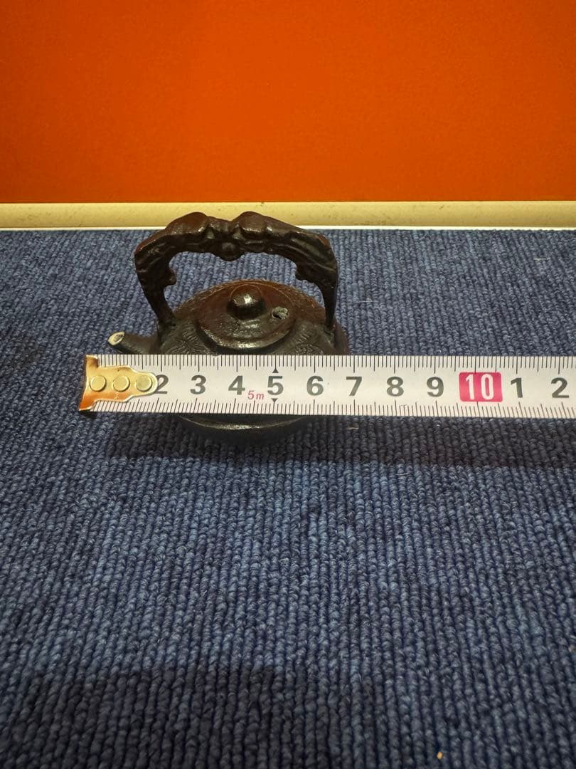 1729 書道具　古銅　本間琢斎　蝋型　水滴　未使用