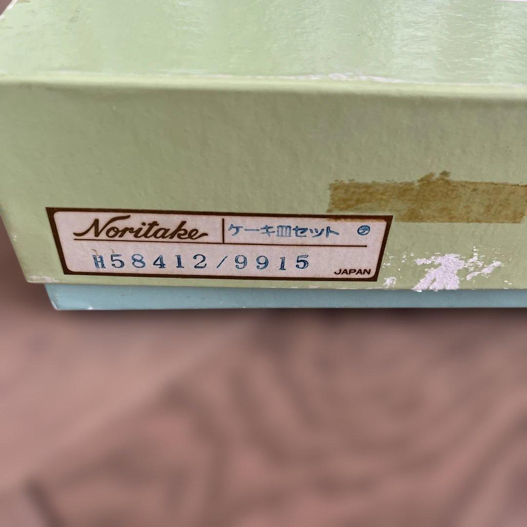 新品未使用：FLO's collection 花柄 ケーキ皿5枚セット ノリタケ