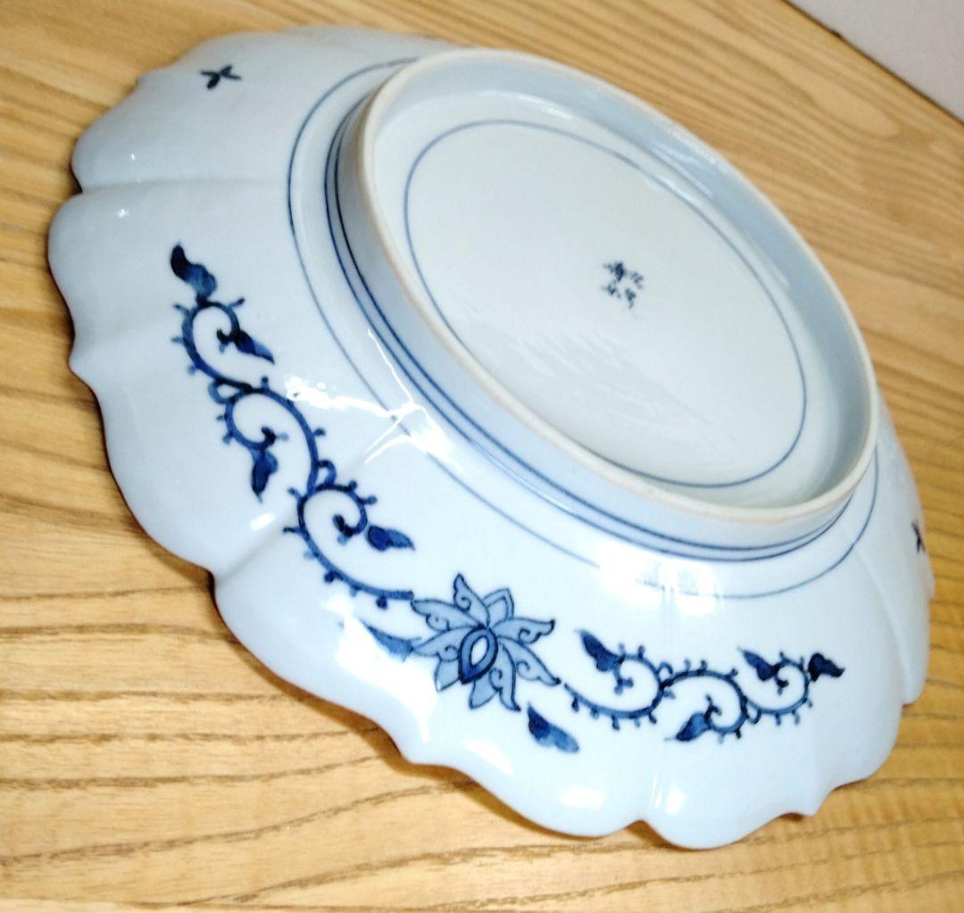 ☆ 嶋田寿楽 九谷焼 万暦赤絵 大皿