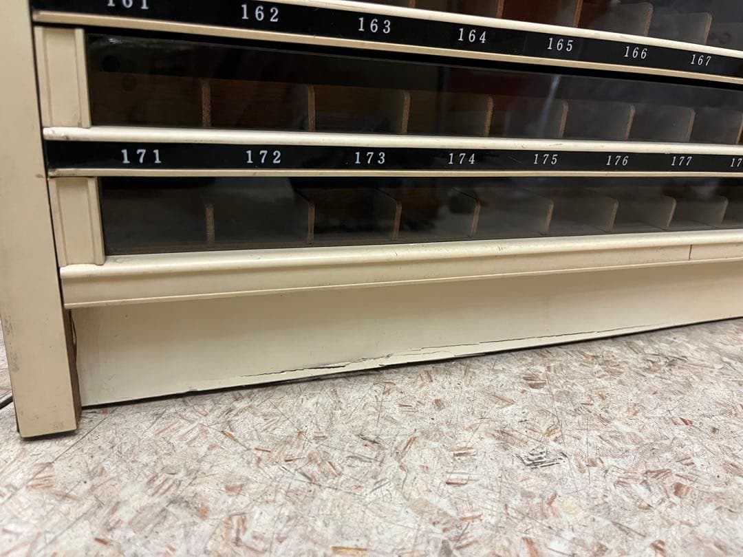 テイジン ミシン糸収納ケース 収納棚 インテリア 昭和レトロ 当時物