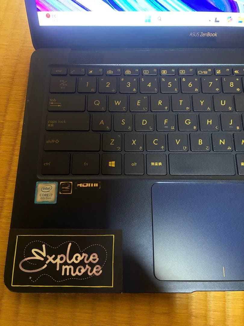 asus zenbook DX UX3490 i7/16GB Office付