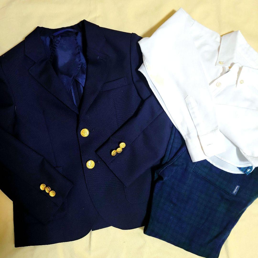ファミリア　１２０センチ　ジャケット、スボン、シャツ