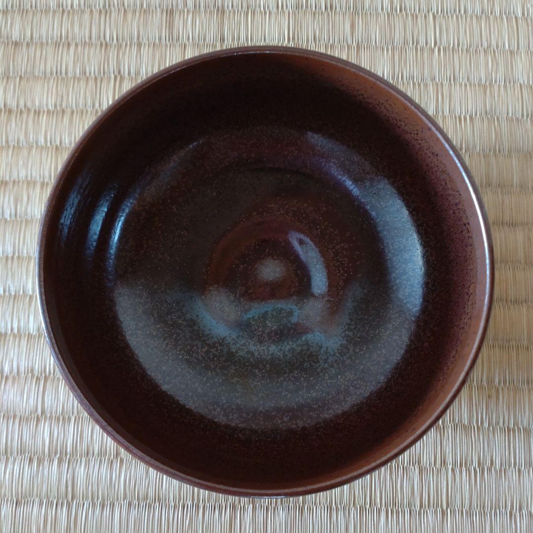 九谷焼　抹茶茶碗　蔦の細道　半平茶碗　矢口永寿造　共箱　無傷