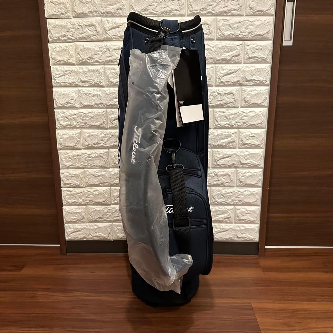 未使用 タイトリスト シンプルアスリート キャディバッグ CB191 ネイビー