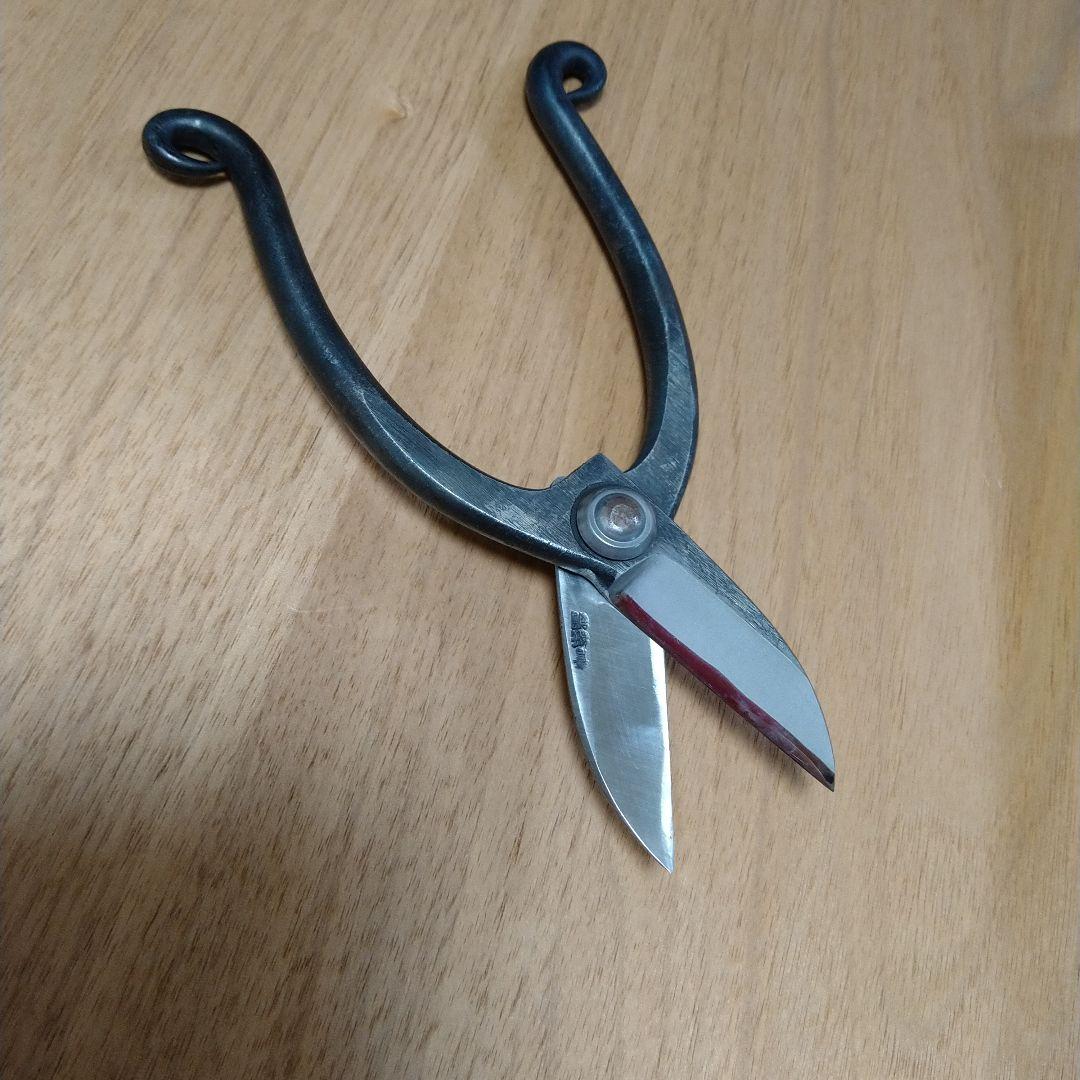 【新品お値下げ不可】高級花鋏　青紙　手打ち刃物工房おやま　熊本小山刃物　花切狭