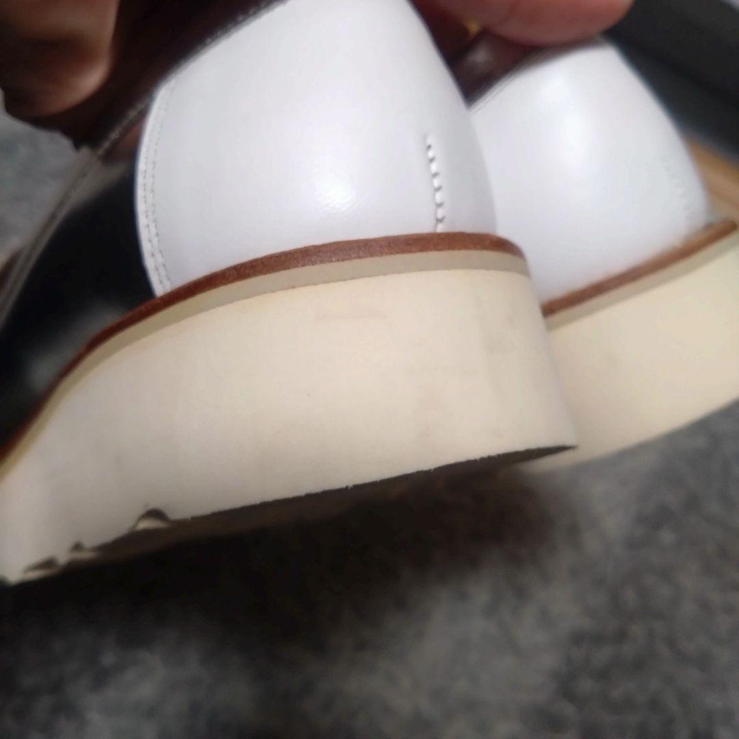 極美品 Palianco シルバー ホワイト ローファー サイズ38