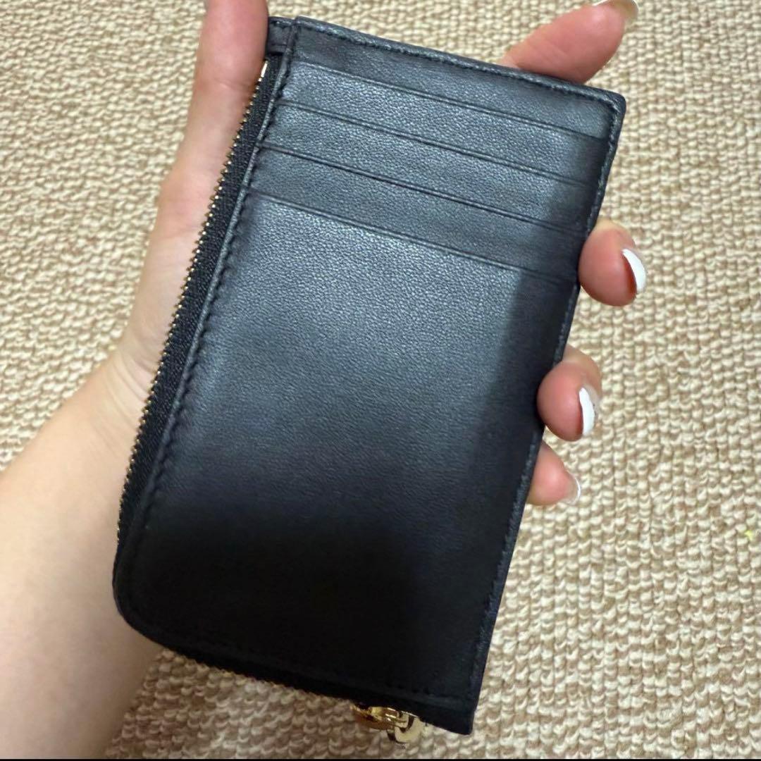 【美品】 DIOR Dior ディオール ミニウォレット ミニ財布 財布 黒