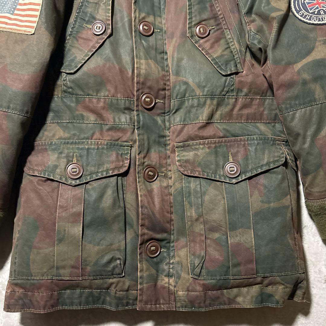 Polo Ralph Lauren タロンジップ 迷彩ダウンジャケット 150