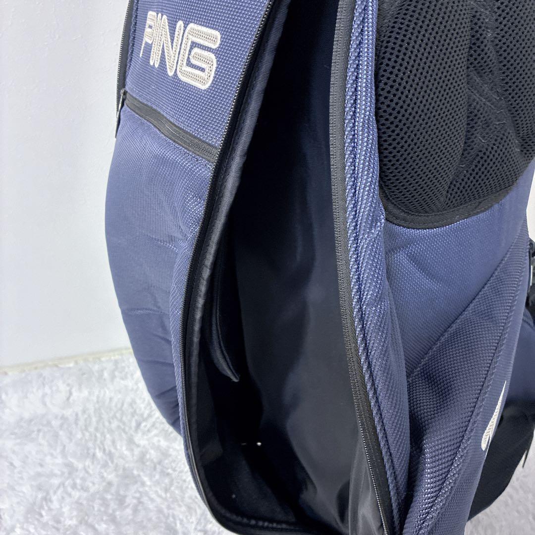 【希少品】 PING ピン キャディバッグ ゴルフ ゴルフバッグ7分割 大容量