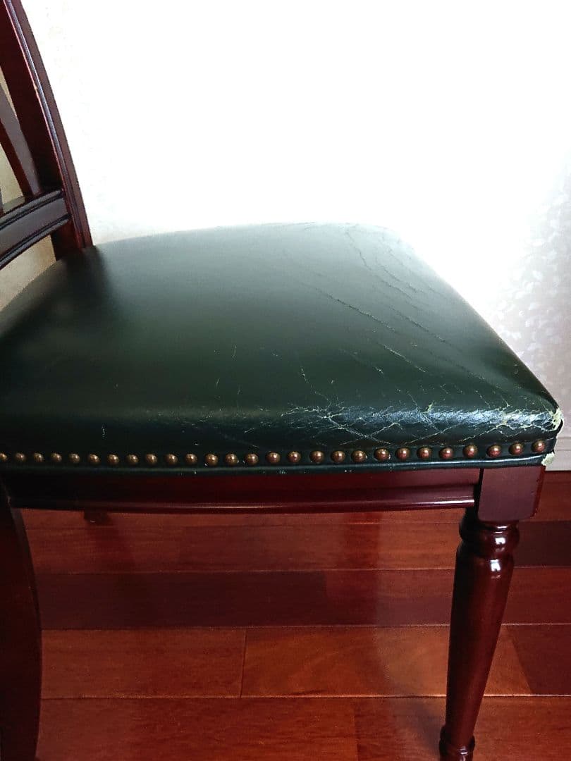 ダイニングチェア マルニ KENT-COURT 本革 疵多い たのメル便