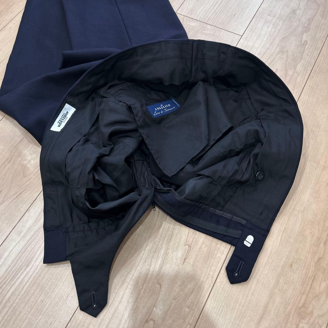 【大きいサイズ/XLサイズ】テイジンメンズ スーツ イタリア高級生地 ネイビー