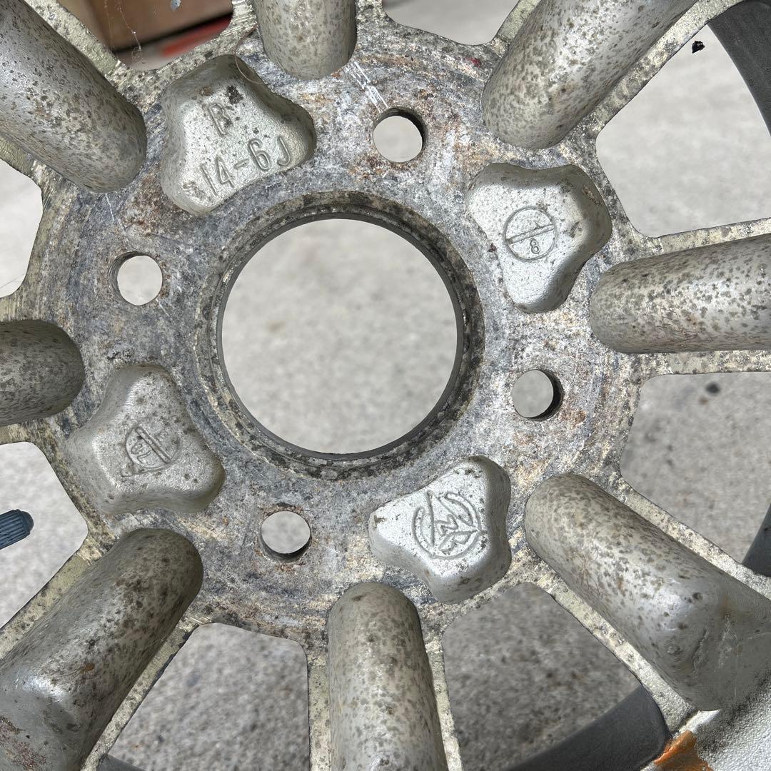 【nabe3】ワタナベ　アルミホイール　14インチ