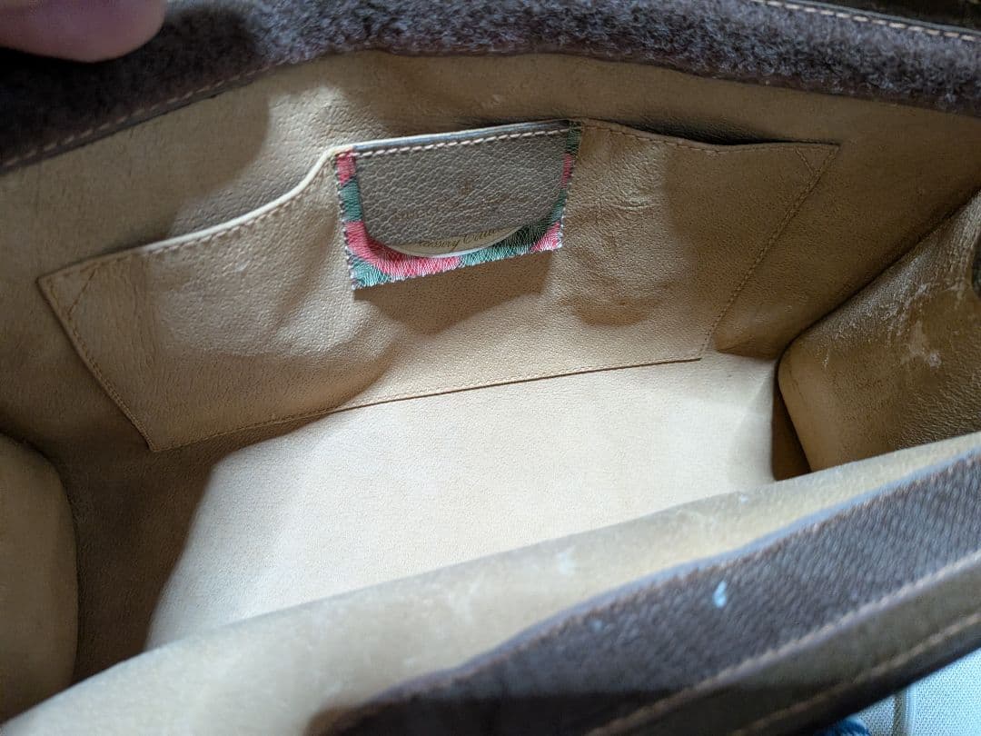 美品 GUCCI オールドグッチ シェリーライン クラッチバッグ セカンドバック