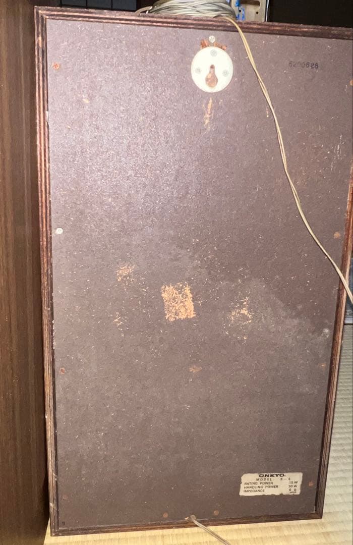 ONKYO 4チャンネルサラウンドスピーカー　木製フレーム