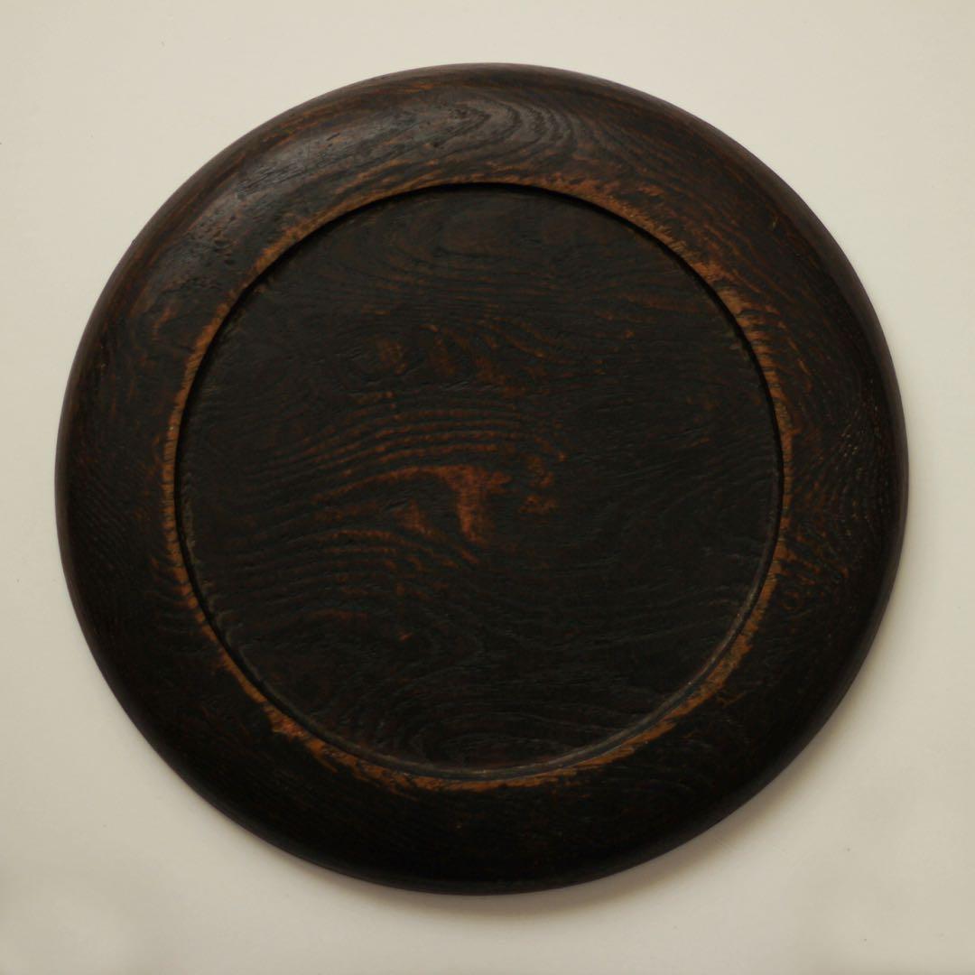 木地盆　丸盆　くりぬき盆　盆　木工　酒