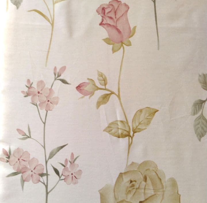 新品★優雅な薔薇フロックス柄綿100%シングル掛け布団カバーと枕カバー3点セット