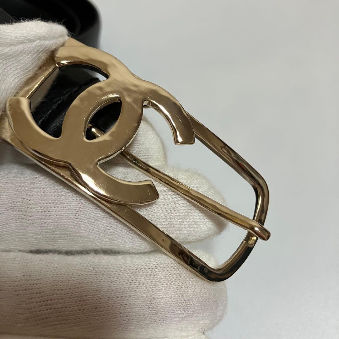 CHANELベルト CCマーク ゴールドバックル シャネル