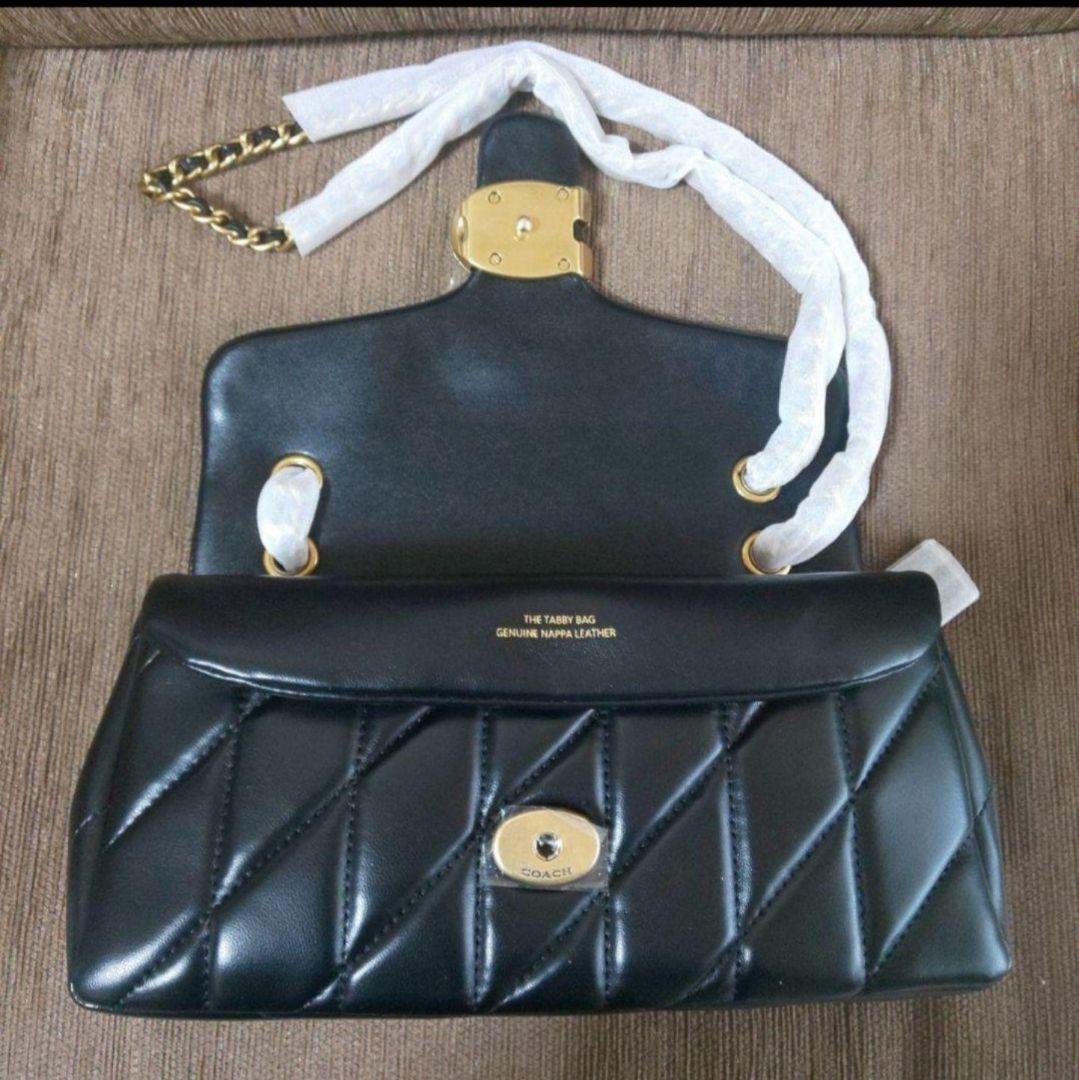 COACH☆タビー ショルダー バッグ 26・キルティング☆CP150☆大人気☆