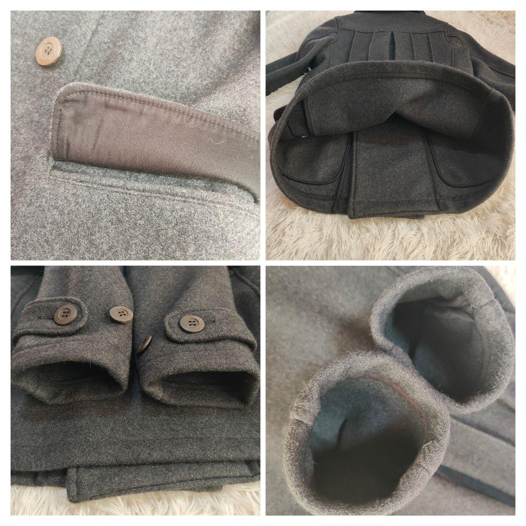 美品✨ ダッパーズ マッキーノコート ショールカラー ウール グレー