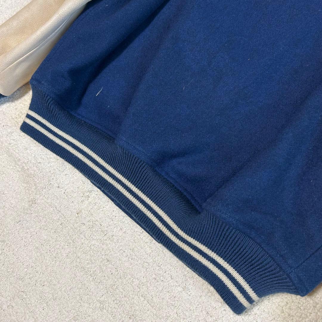 MACBETH マクベス 袖革スタジャン　AOYAMAモデル　90年代　Lサイズ