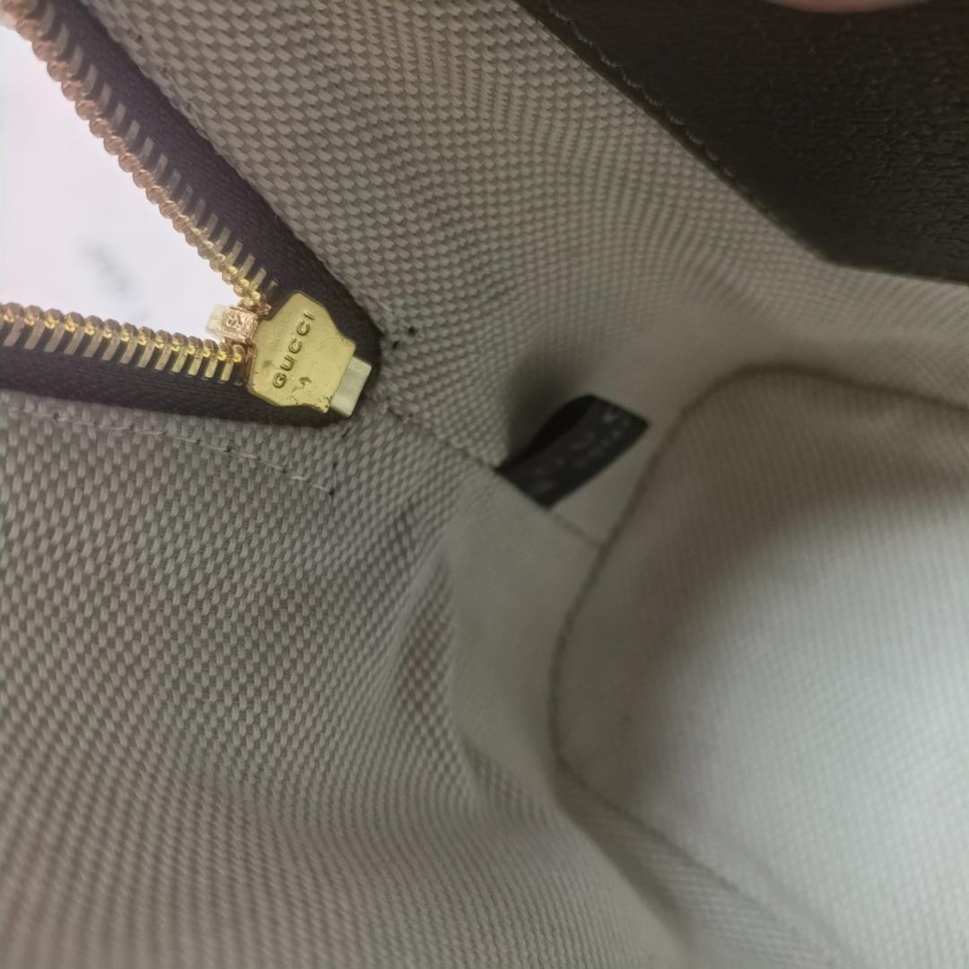 グッチ GGスプリーム キャンバス ハンドバッグ ショルダーバッグ