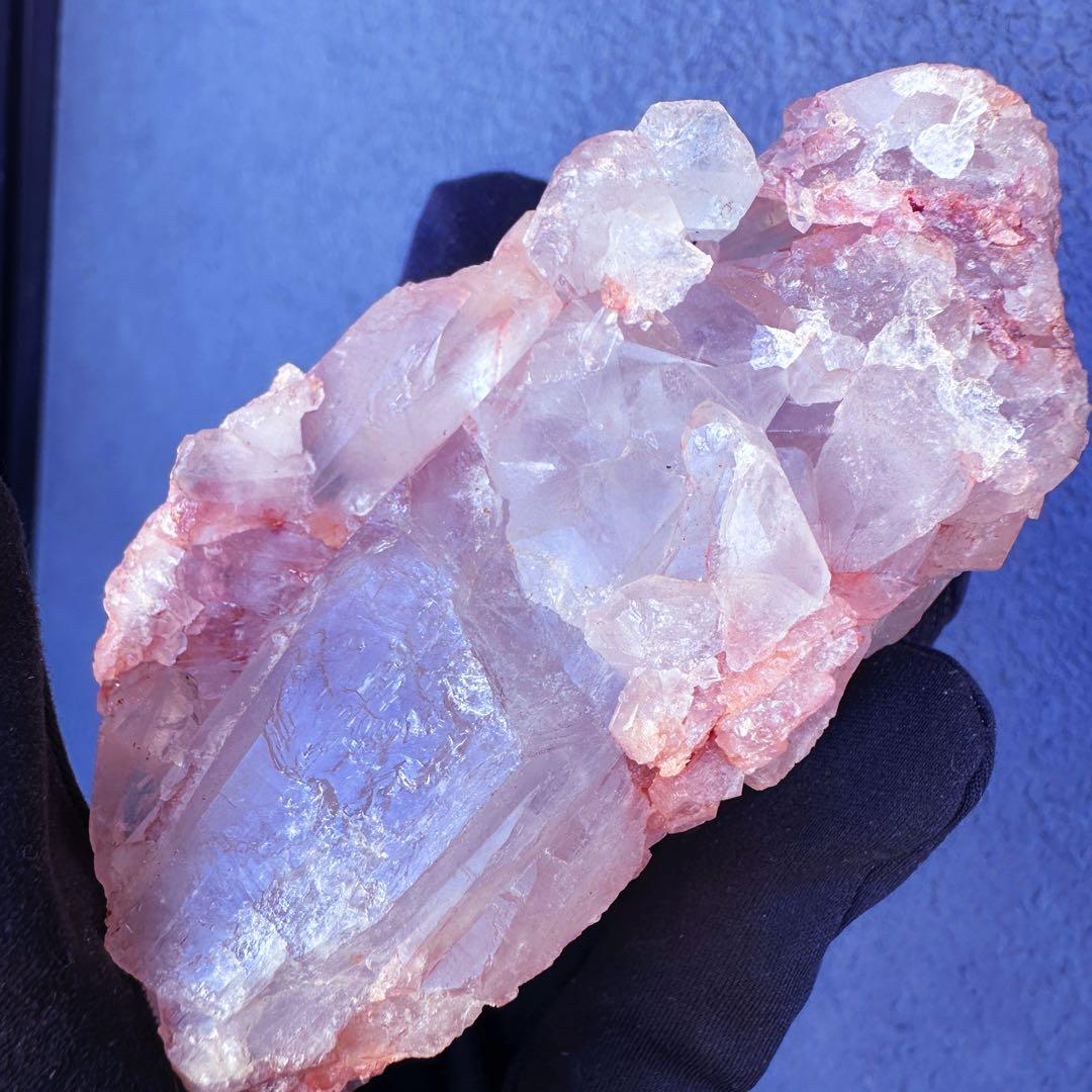 爆レア❗️浄化❗️超綺麗♡超強いパワー ピンク ヒマラヤ クラスター天然石A1442