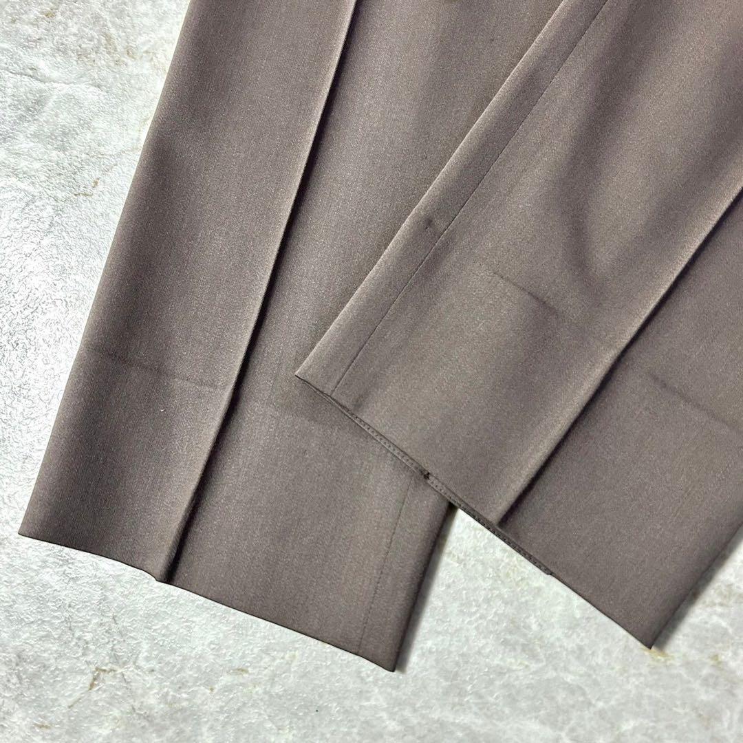 レトロ 茶色 ブラウンカラー ウール ダブル セットアップ スーツ 成人式