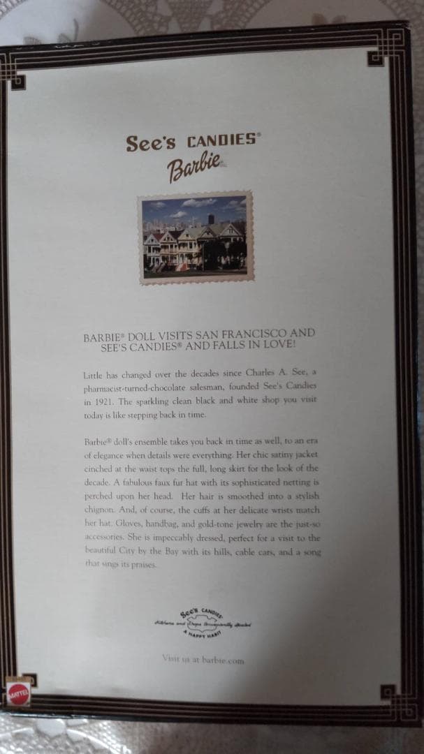 クリアファイル Barbie See`s candies
