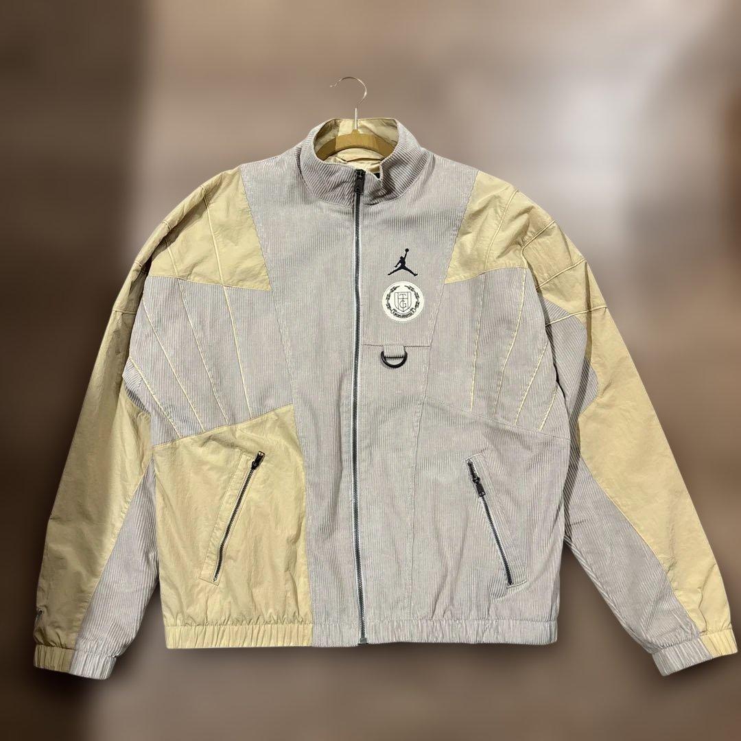 Jordan ナイロンジャケット XXL イエロー/グレー