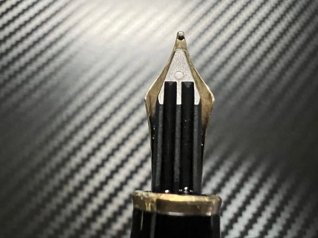 モンブラン 未使用に近い 144 ブラック 中白 M 万年筆