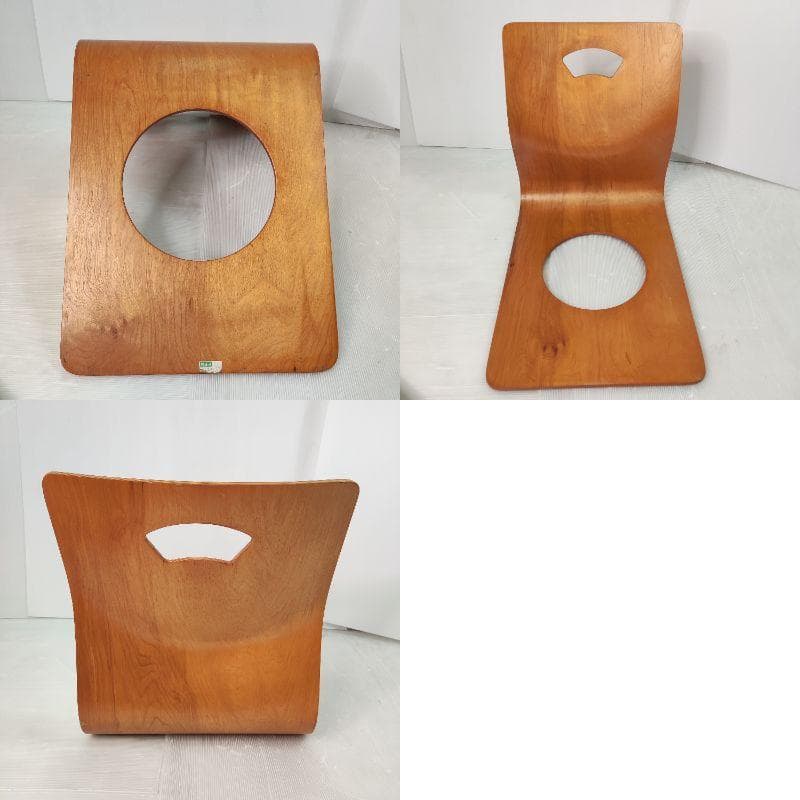 木製座椅子　７脚セット　和室 旅館 こたつ 光座椅子