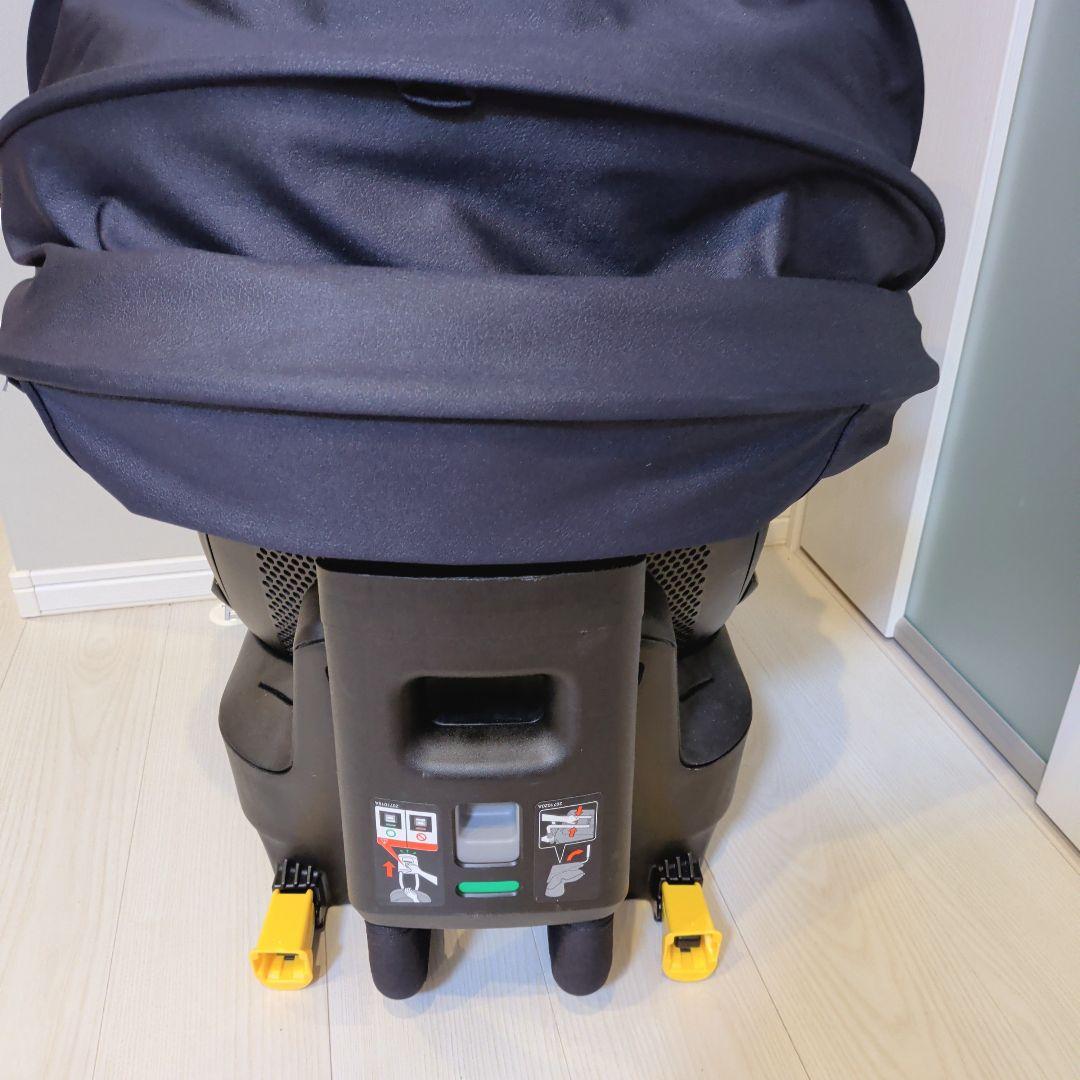 【極美品】エールべべ クルット5i グランスISOFIX最上位モデル ネイビー