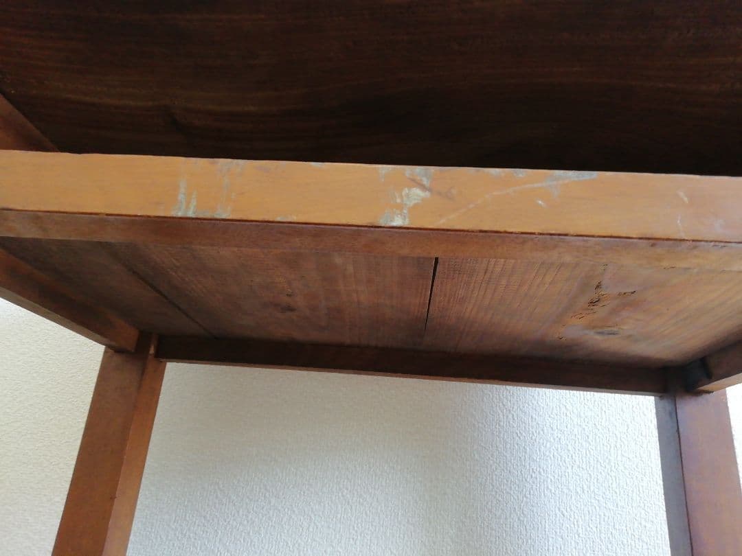 昭和レトロ　木製文机　小学校机　アンティーク家具