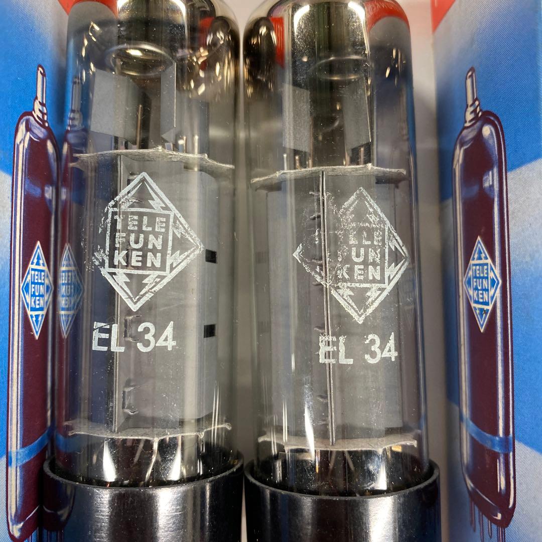 た　真空管　TELEFUNKEN EL34 2本セット