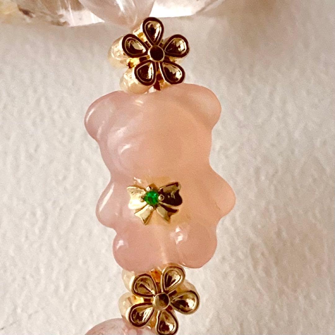 nunchan★ブレスレット ストロベリークォーツ ♪ 365