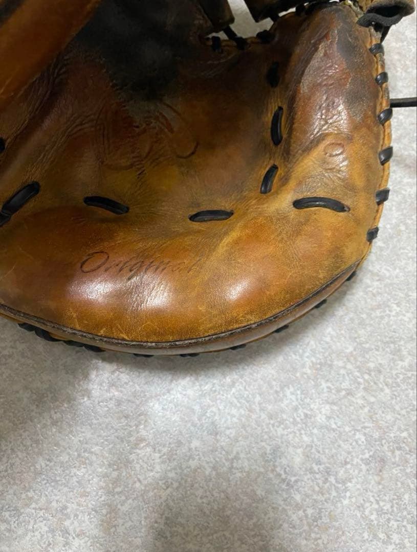 ハタケヤマオーダーキャッチャーミット　プロ支給品　横浜ベイスターズ　硬式用