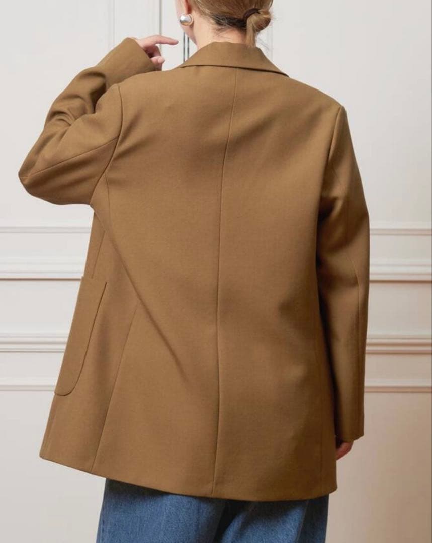 IENA LA BOUCLE 強撚サージテーラードジャケット　24AW