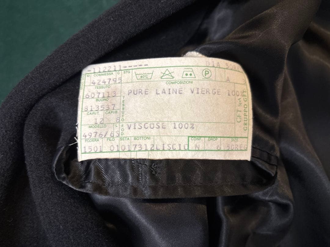 GIORGIO ARMANI ロングコート 50REG（L相当） ウール100%