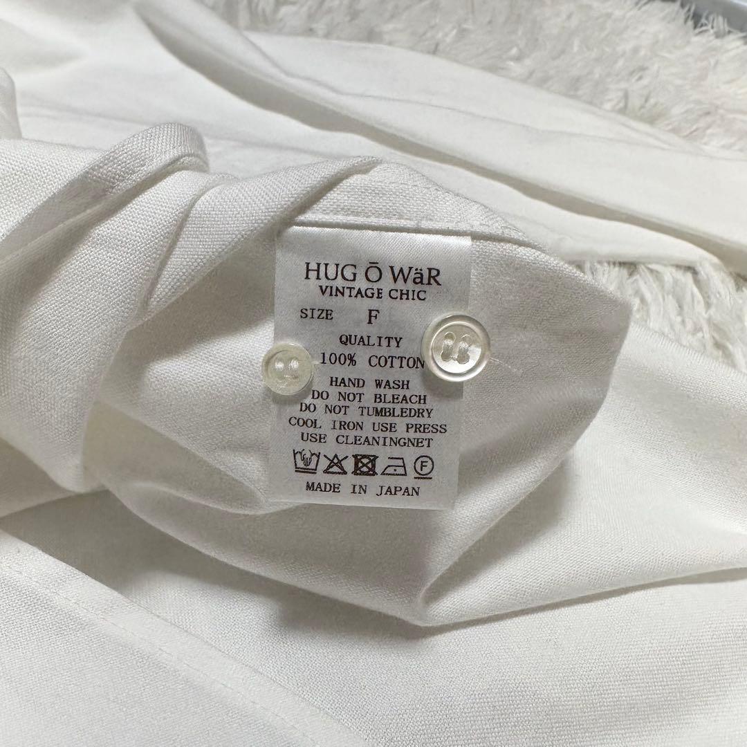 もみちゃん✨2025年 HUG Ō WäR 刺繍入りオックスオーバーシャツ