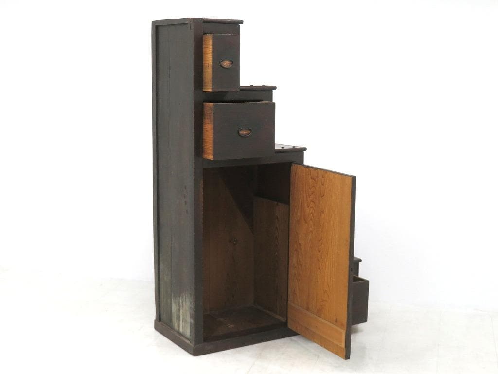 階段箪笥　階段タンス　和モダン　時代箪笥　時代タンス　店舗什器　京　町屋