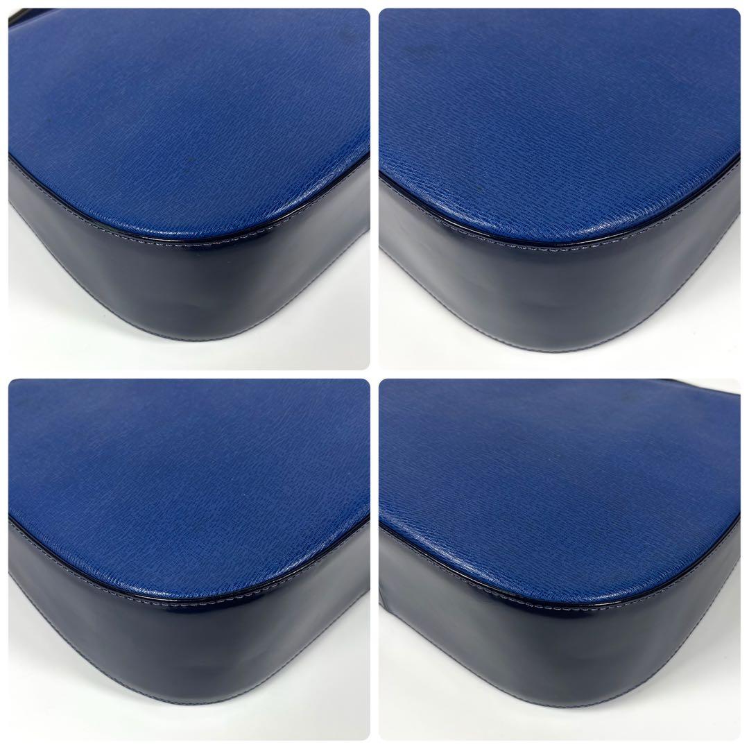 【希少カラー】BURBERRY ワンショルダーバッグ ブルー ノバチェック