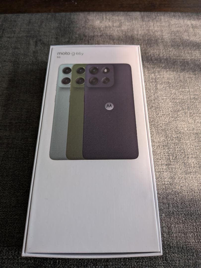 【新品未開封】moto g66y 5g ブラックオイスター SIMフリー