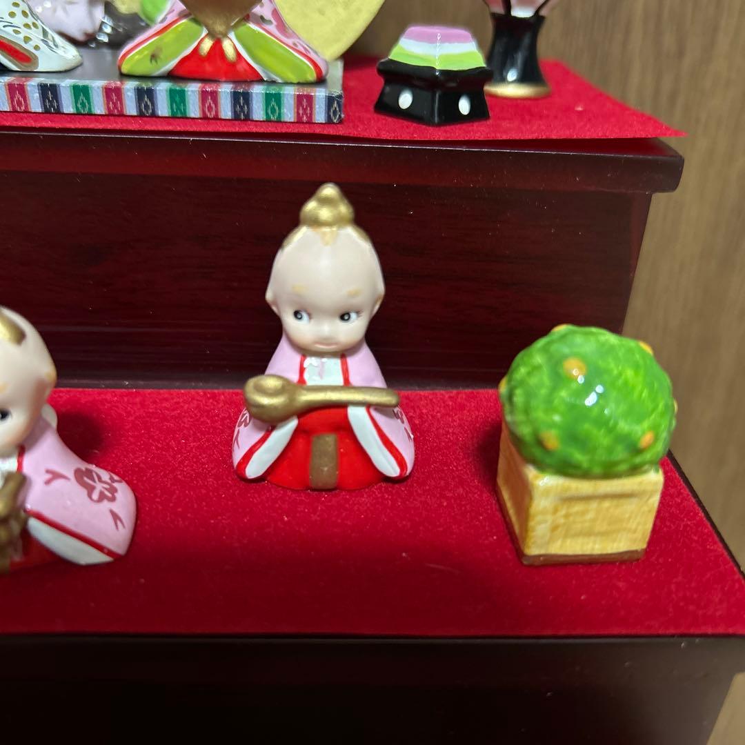ローズオニール　キューピー　「お雛様三段かざり」