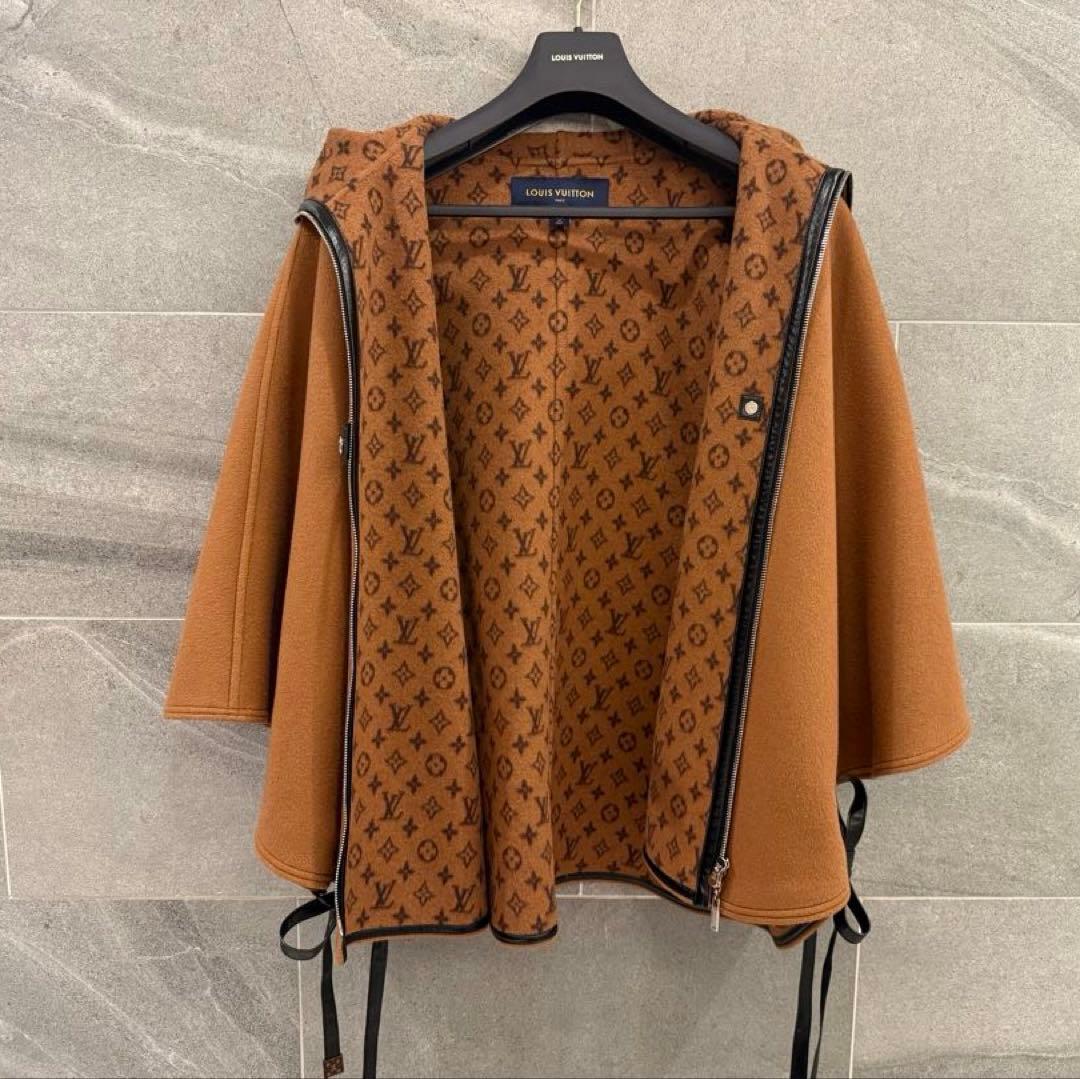 LOUIS VUITTON ルイヴィトン モノグラム フーデッドケープ ポンチョ