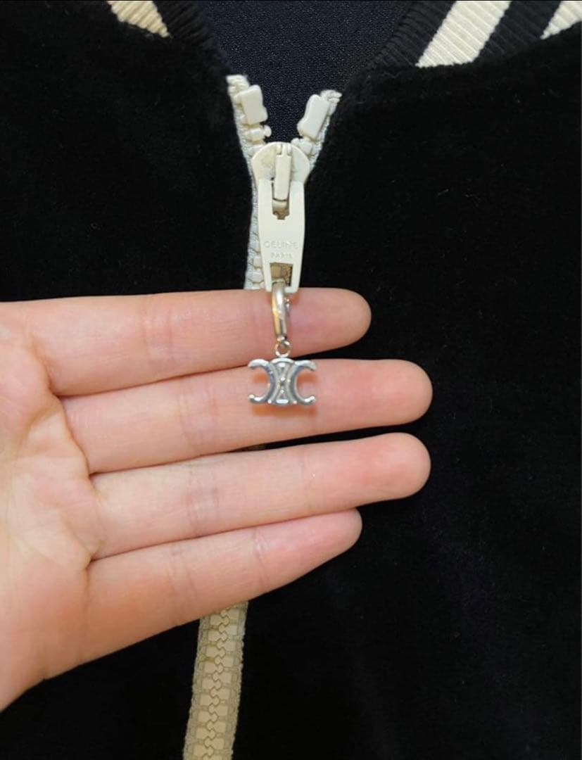 celine ベロアトラックジャケット　Lサイズ